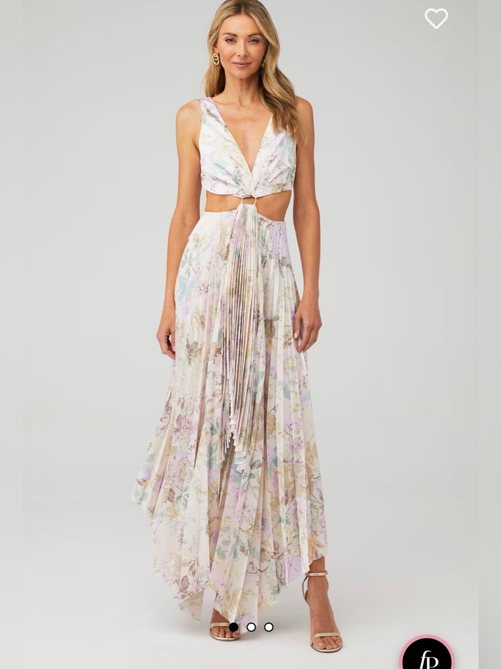 SIGNIFICANT OTHER
LEAH DRESS v-neck, cutout torso, midi dress